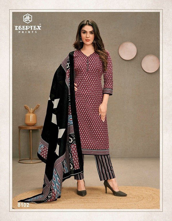 Deeptex Miss India Vol 81 Printed Cotton Dress Material